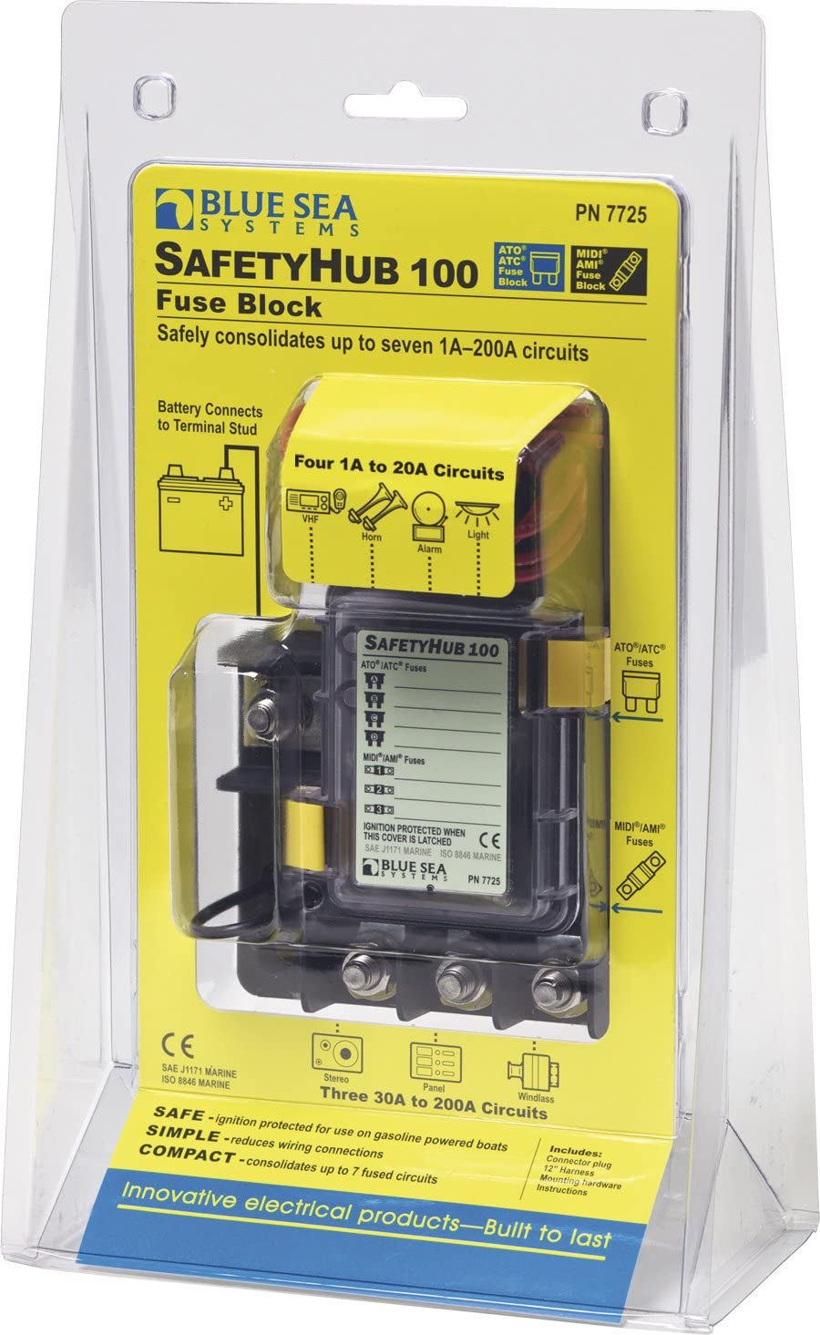 Bluesea Safety Hub 100 Fuse Box