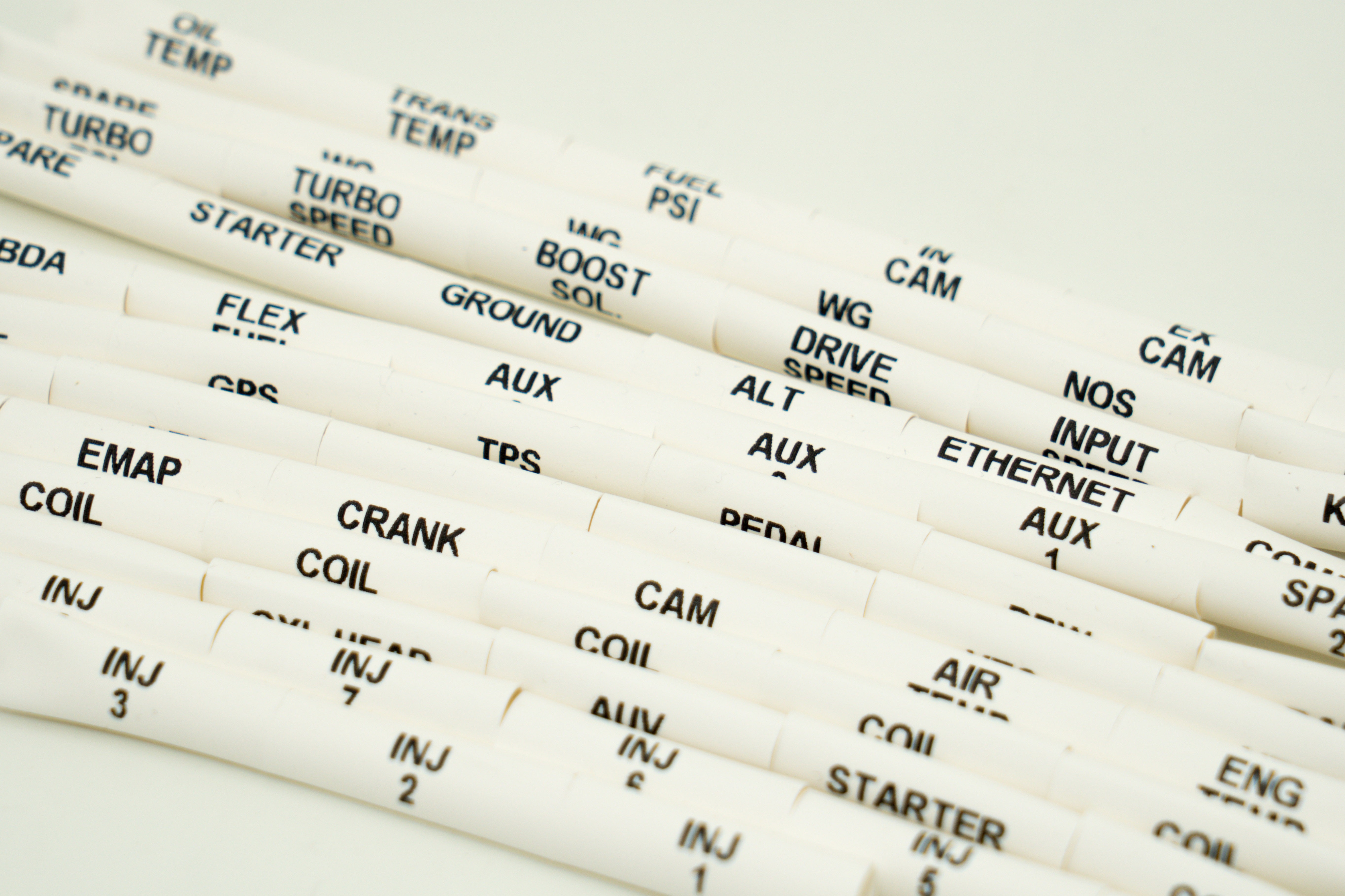 Master Engine Loom Identification Kit (Mil-Spec heatshrink) – NRT ...