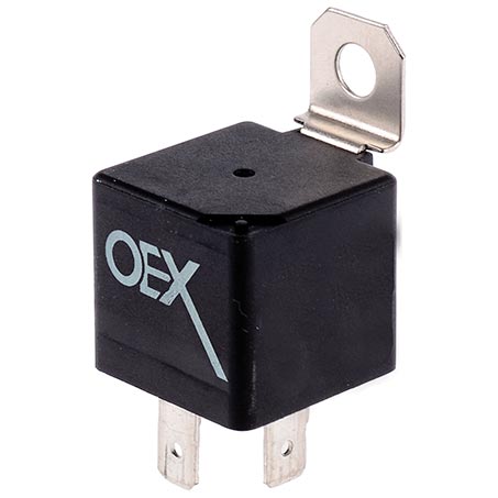 OEX 12V Mini Relay Normally Open 40A Resistor Protected ACX1939RBL